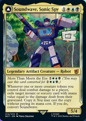 Soundwave, Sonic Spy // Soundwave, Superior Captain [Transformers] | Boutique FDB TCG