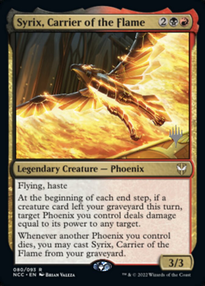 Syrix, Carrier of the Flame (Promo Pack) [Streets of New Capenna Commander Promos] | Boutique FDB TCG