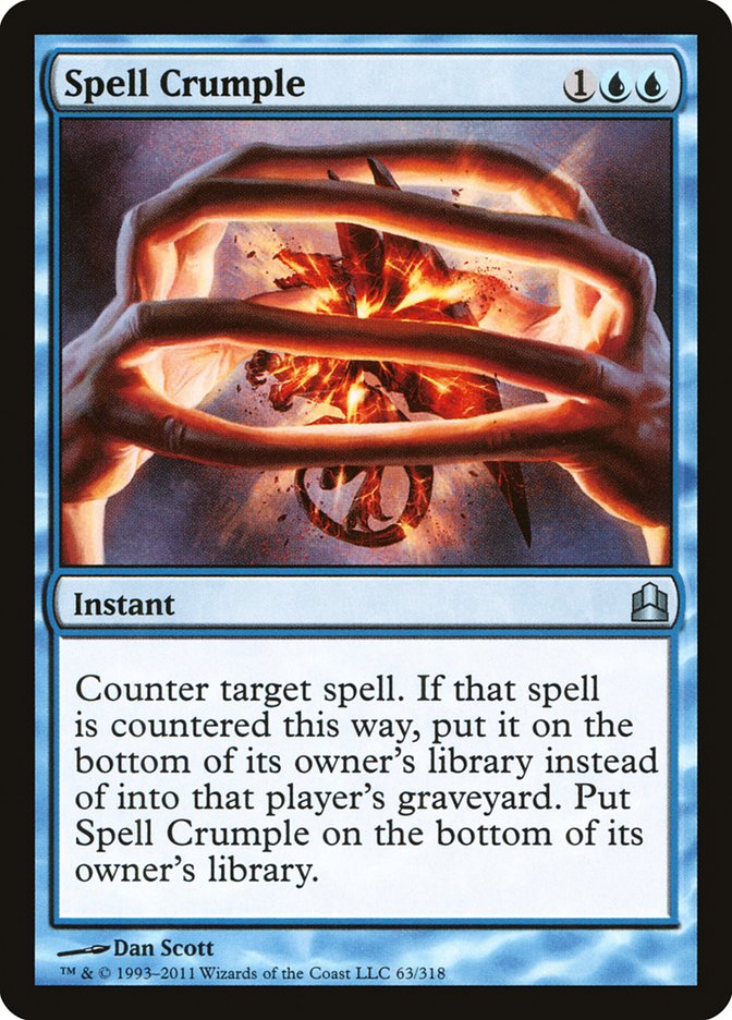 Spell Crumple [Commander 2011] | Boutique FDB TCG