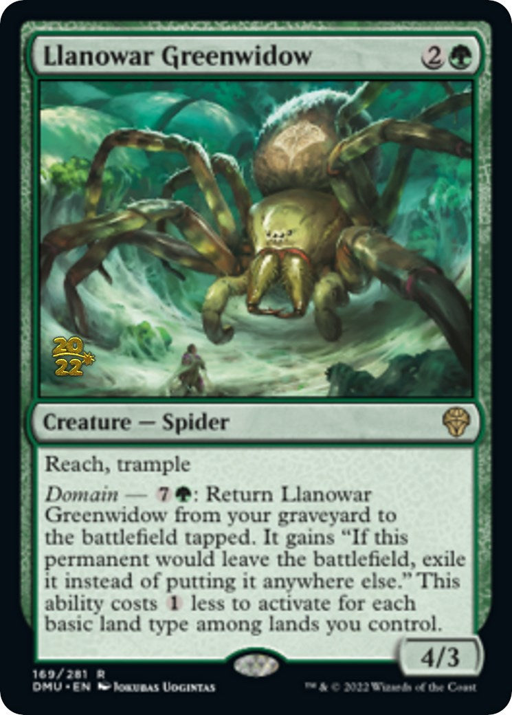 Llanowar Greenwidow [Dominaria United Prerelease Promos] | Boutique FDB TCG