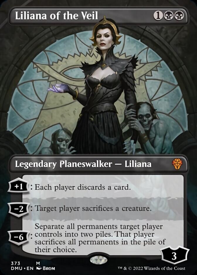 Liliana of the Veil (Borderless) [Dominaria United] | Boutique FDB TCG