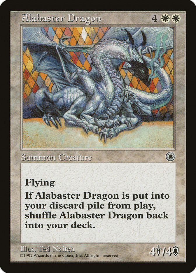 Alabaster Dragon [Portal] | Boutique FDB TCG
