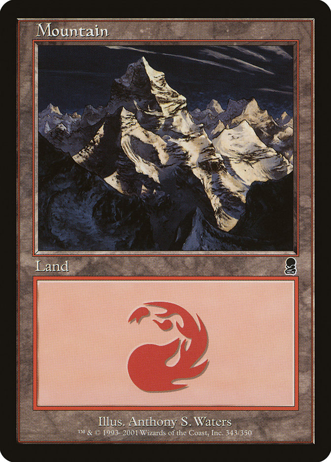 Mountain (343) [Odyssey] | Boutique FDB TCG