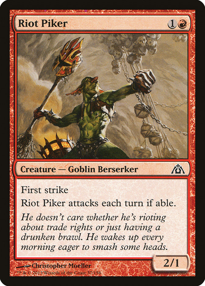 Riot Piker [Dragon's Maze] | Boutique FDB TCG