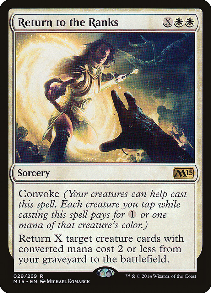 Return to the Ranks [Magic 2015] | Boutique FDB TCG