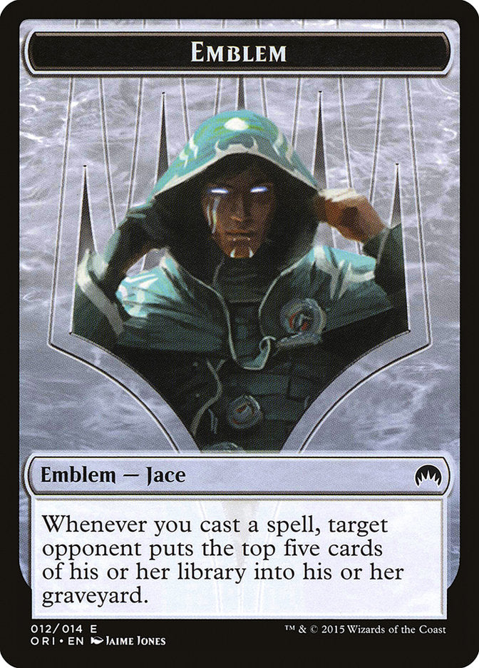 Jace, Telepath Unbound Emblem [Magic Origins Tokens] | Boutique FDB TCG