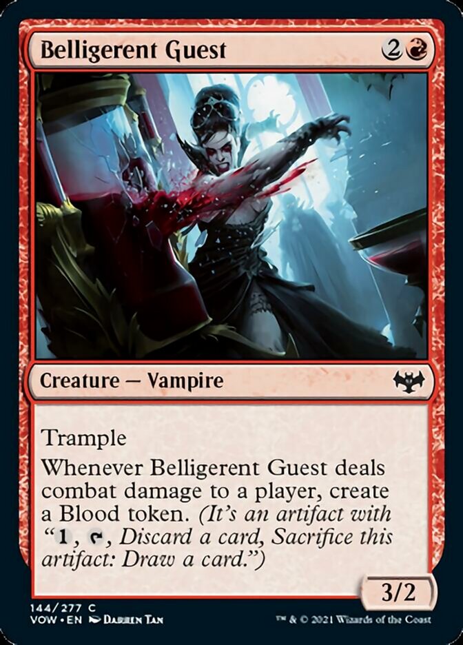 Belligerent Guest [Innistrad: Crimson Vow] | Boutique FDB TCG