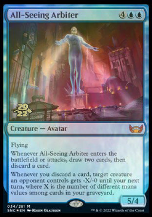 All-Seeing Arbiter [Streets of New Capenna Prerelease Promos] | Boutique FDB TCG