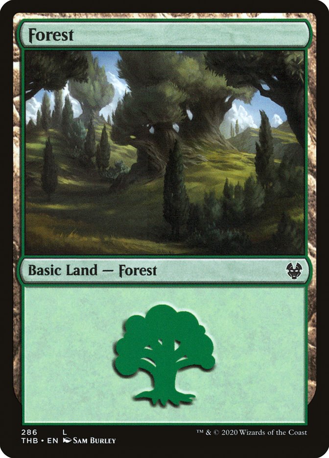 Forest (286) [Theros Beyond Death] | Boutique FDB TCG