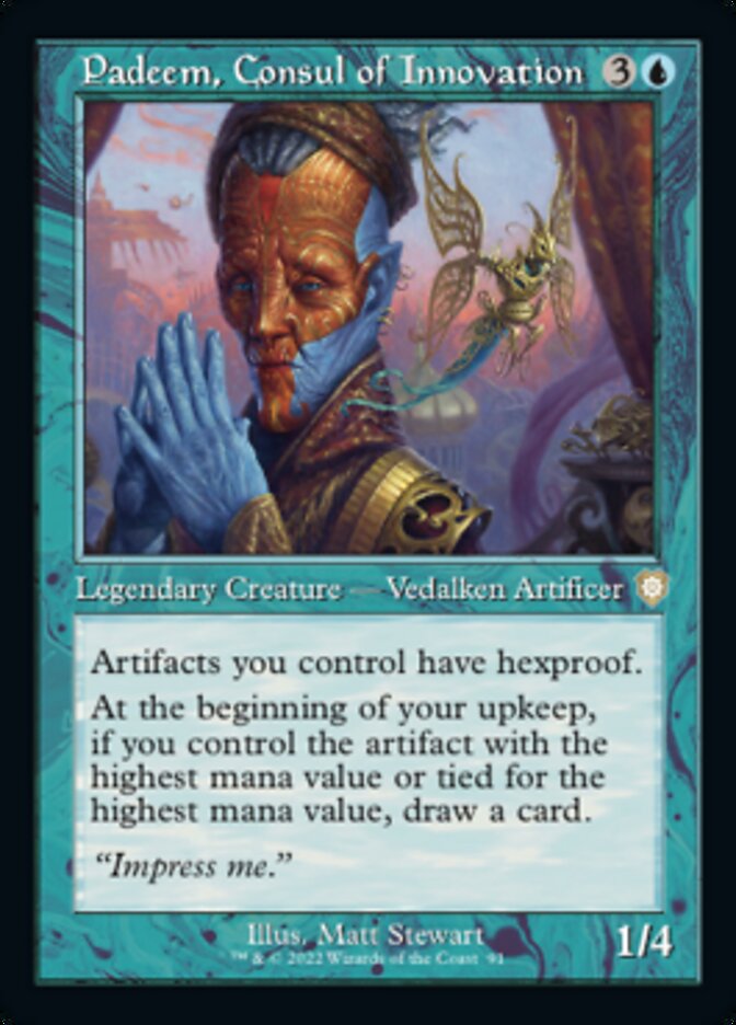 Padeem, Consul of Innovation (Retro) [The Brothers' War Commander] | Boutique FDB TCG