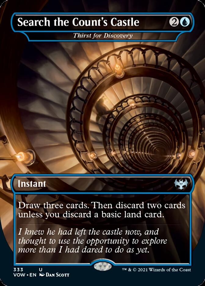 Thirst for Discovery - Search the Count's Castle [Innistrad: Crimson Vow] | Boutique FDB TCG