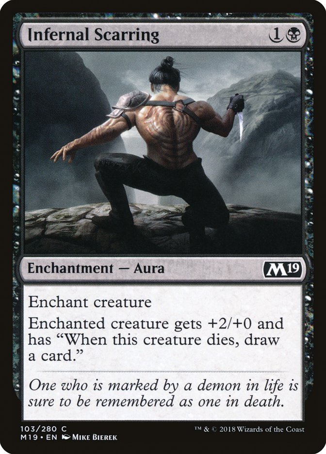 Infernal Scarring [Core Set 2019] | Boutique FDB TCG