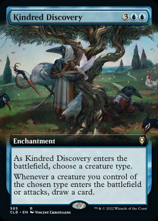 Kindred Discovery (Extended Art) [Commander Legends: Battle for Baldur's Gate] | Boutique FDB TCG