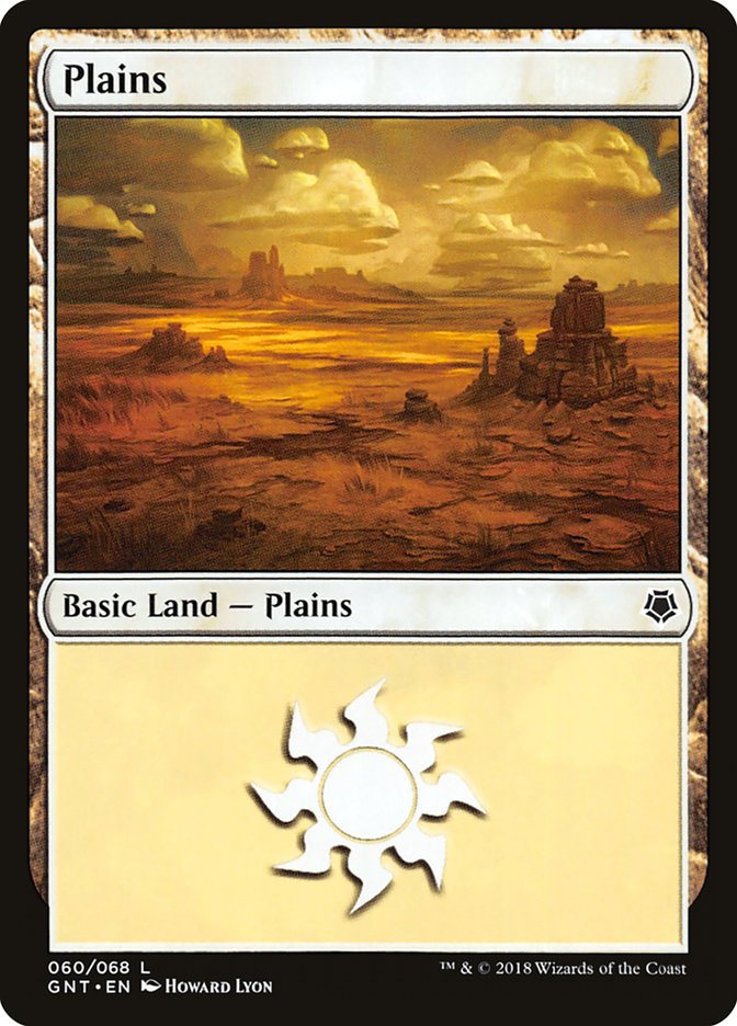 Plains (60) [Game Night 2018] | Boutique FDB TCG