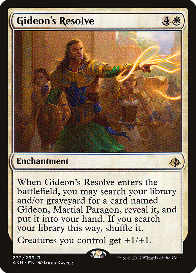 Gideon's Resolve [Amonkhet] | Boutique FDB TCG