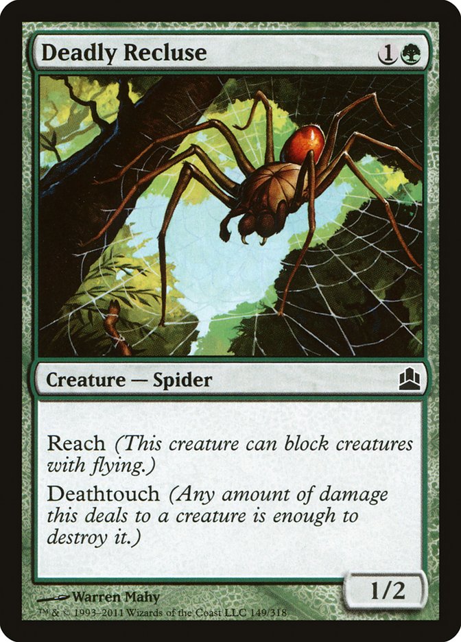 Deadly Recluse [Commander 2011] | Boutique FDB TCG