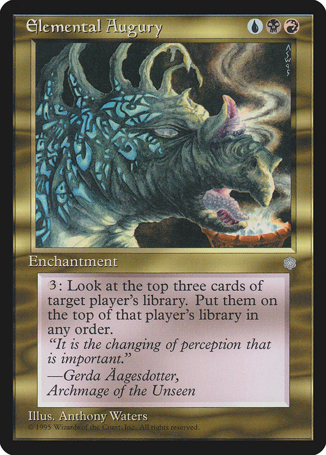 Elemental Augury [Ice Age] | Boutique FDB TCG