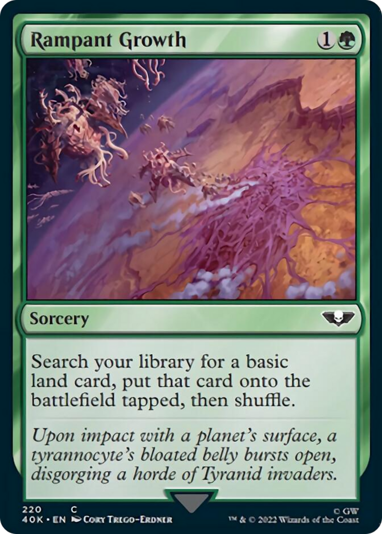Rampant Growth (Surge Foil) [Warhammer 40,000] | Boutique FDB TCG