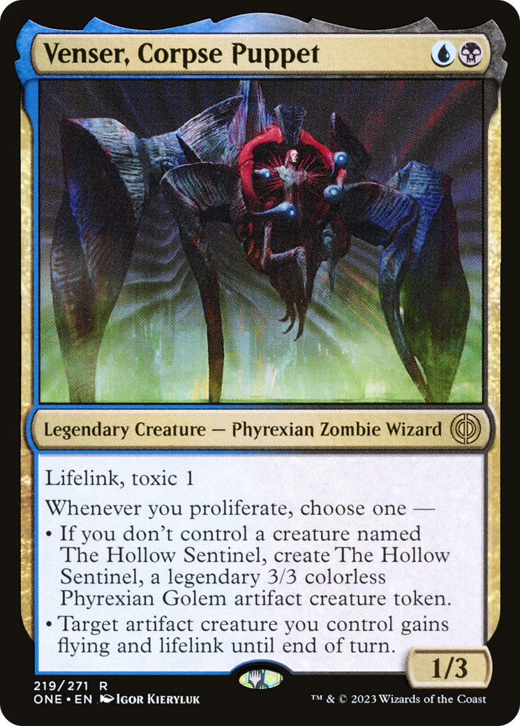 Venser, Corpse Puppet [Phyrexia: All Will Be One] | Boutique FDB TCG