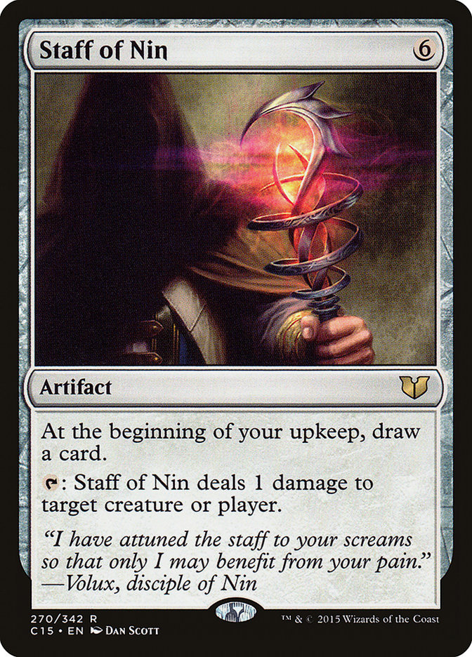 Staff of Nin [Commander 2015] | Boutique FDB TCG