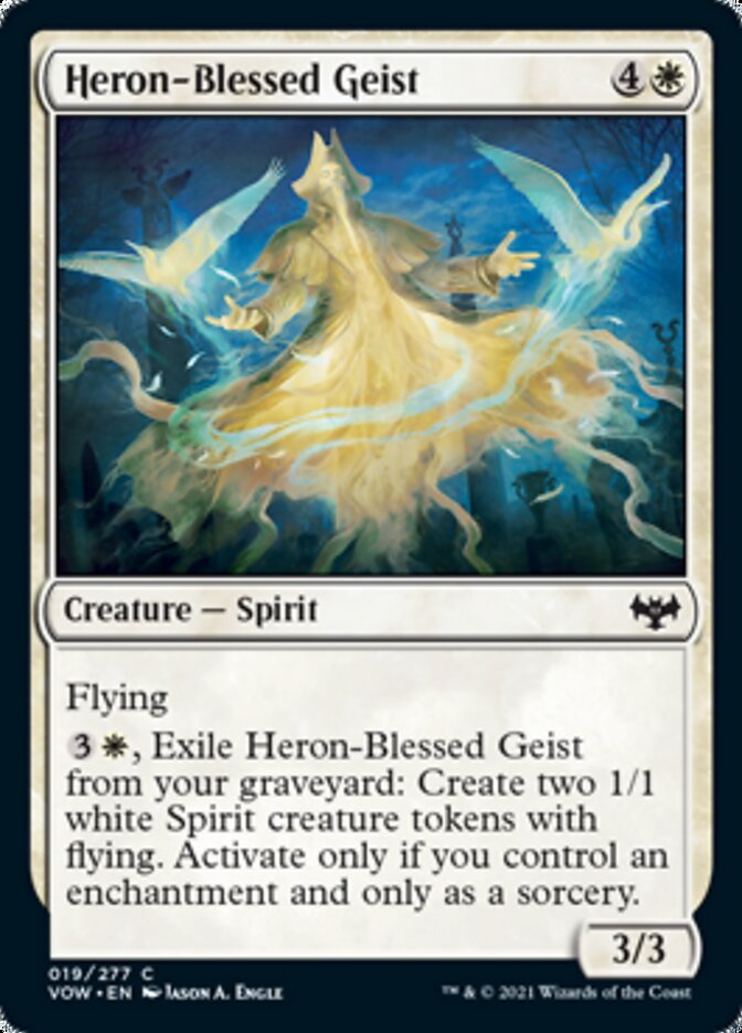 Heron-Blessed Geist [Innistrad: Crimson Vow] | Boutique FDB TCG