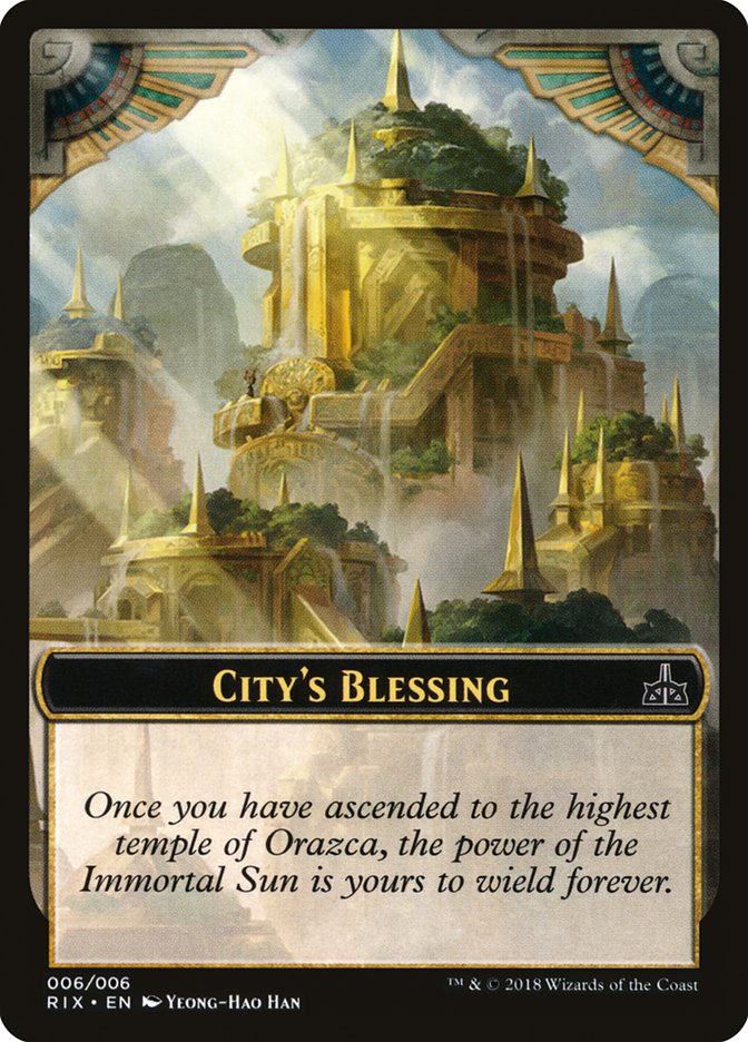 City's Blessing [Rivals of Ixalan Tokens] | Boutique FDB TCG