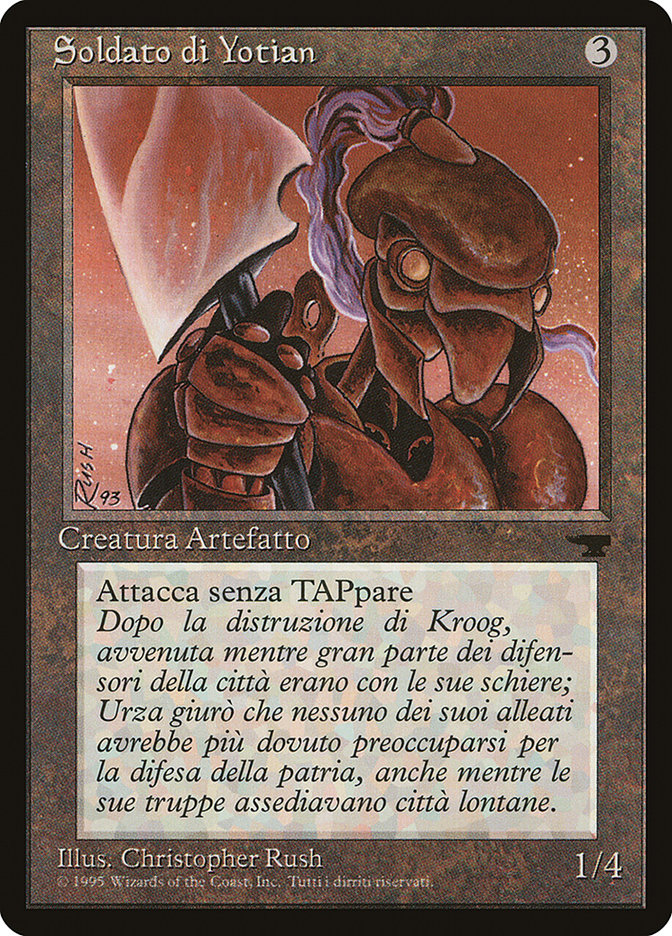 Yotian Soldier (Italian) - "Soldato di Yotian" [Rinascimento] | Boutique FDB TCG