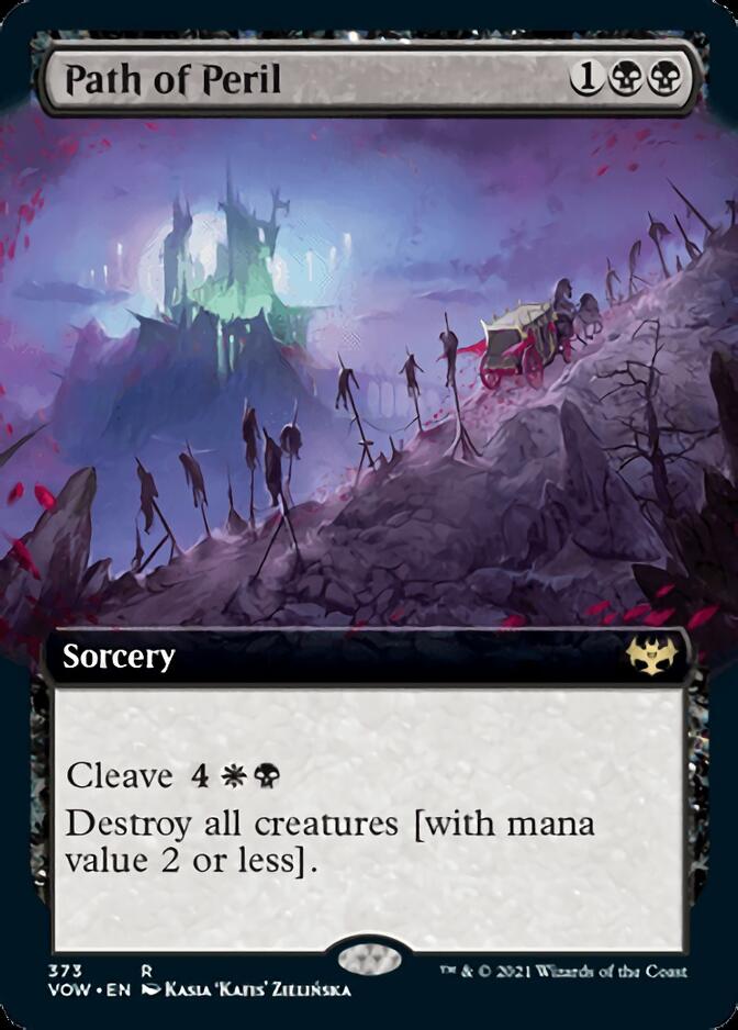 Path of Peril (Extended Art) [Innistrad: Crimson Vow] | Boutique FDB TCG