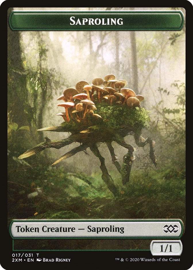 Angel // Saproling Double-Sided Token [Double Masters Tokens] | Boutique FDB TCG