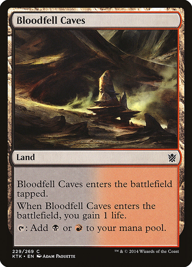 Bloodfell Caves [Khans of Tarkir] | Boutique FDB TCG