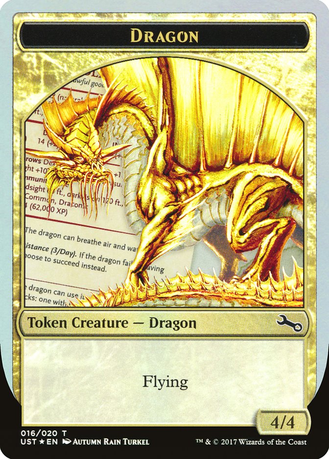 Dragon Token [Unstable Tokens] | Boutique FDB TCG