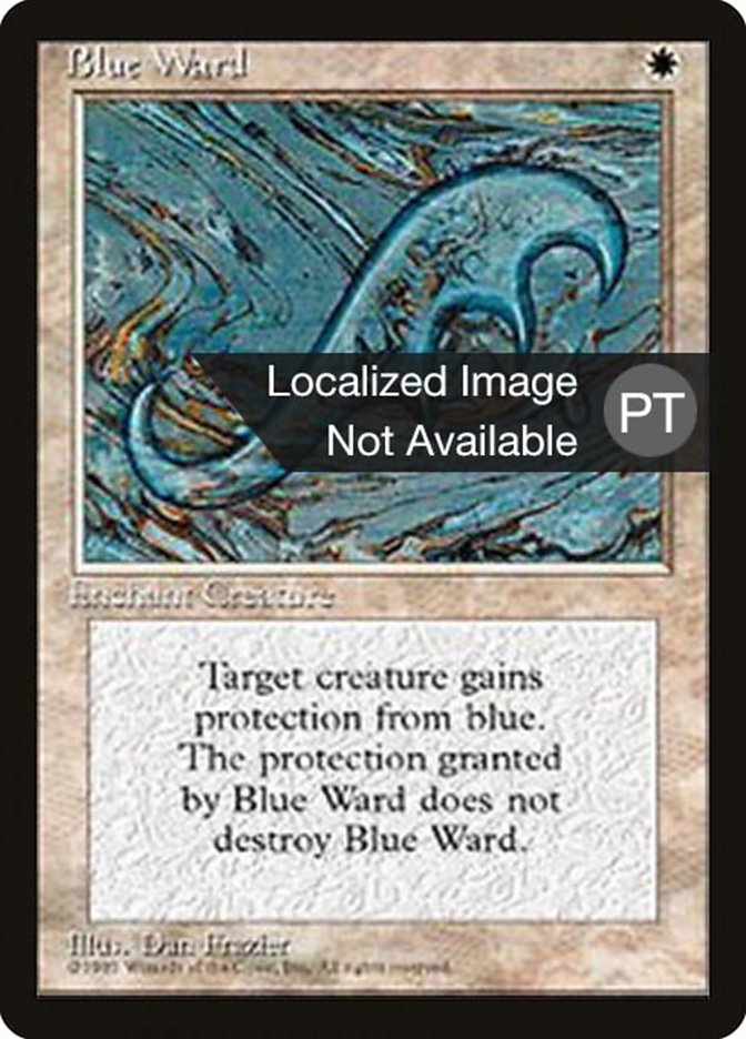 Blue Ward [Fourth Edition (Foreign Black Border)] | Boutique FDB TCG