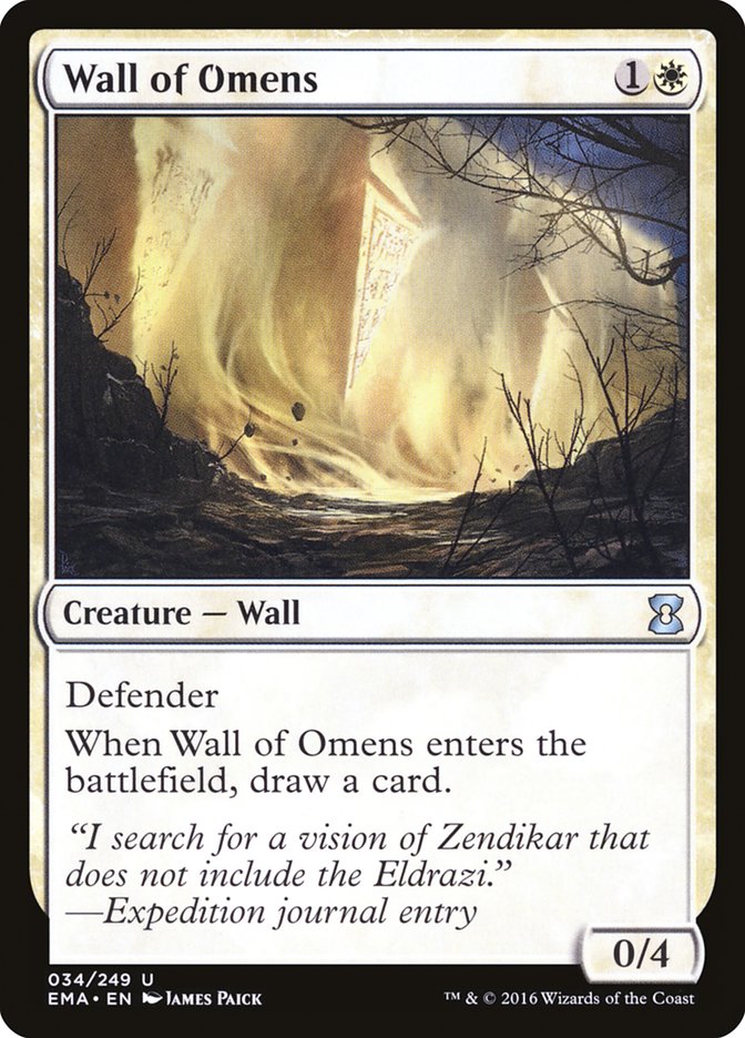Wall of Omens [Eternal Masters] | Boutique FDB TCG