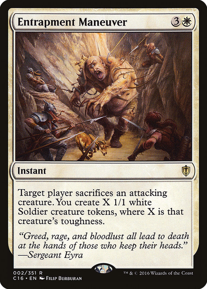 Entrapment Maneuver [Commander 2016] | Boutique FDB TCG