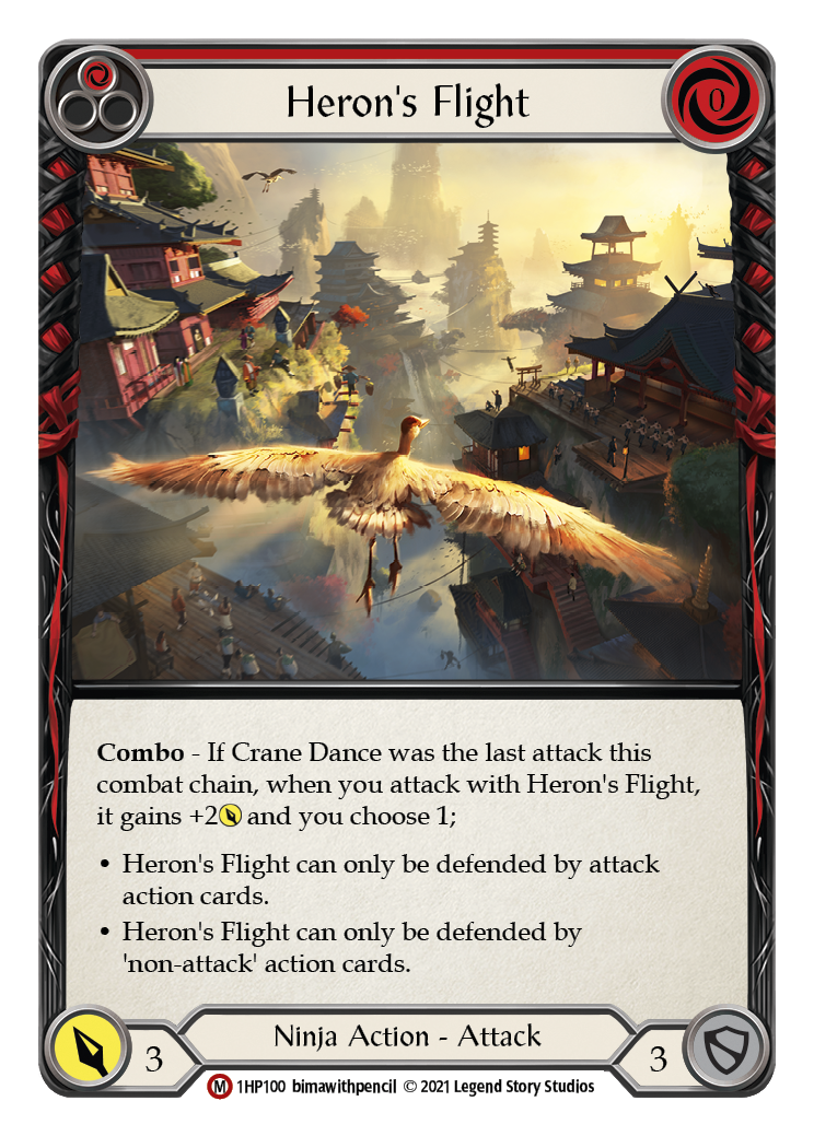 Heron's Flight [1HP100] (History Pack 1) | Boutique FDB TCG