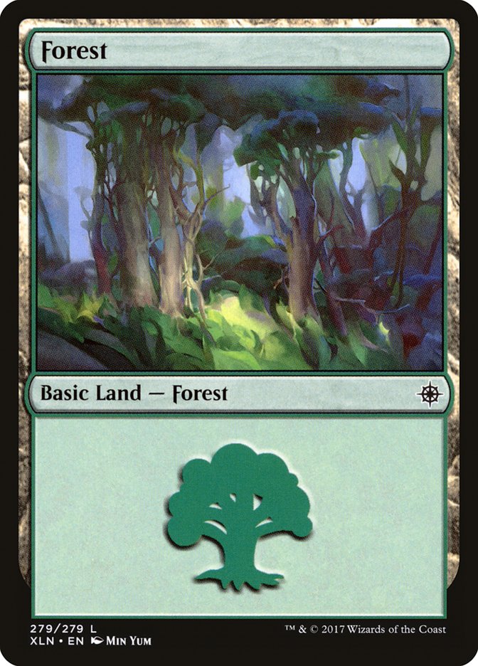 Forest (279) [Ixalan] | Boutique FDB TCG