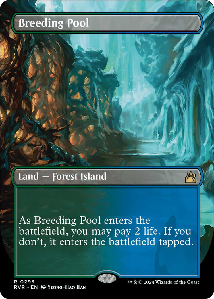 Breeding Pool (Borderless) [Ravnica Remastered] | Boutique FDB TCG