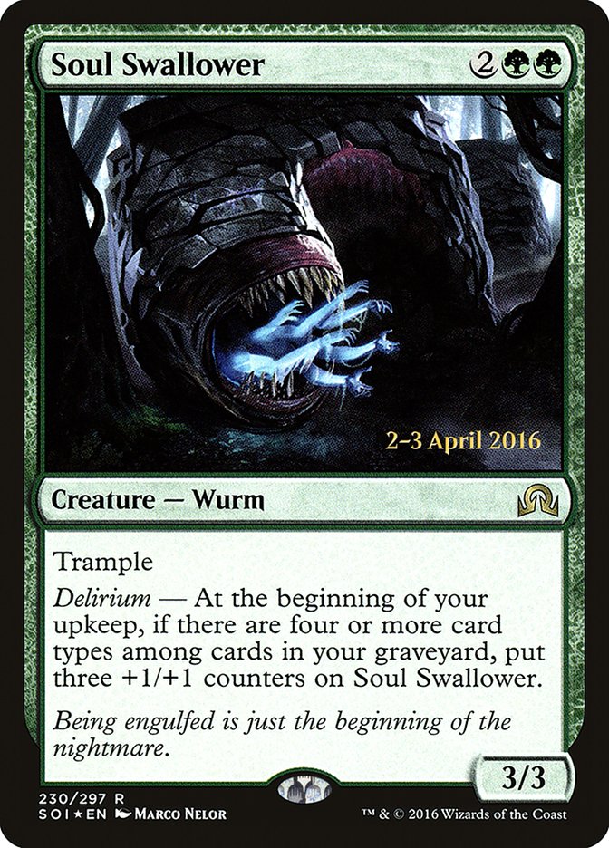 Soul Swallower [Shadows over Innistrad Prerelease Promos] | Boutique FDB TCG