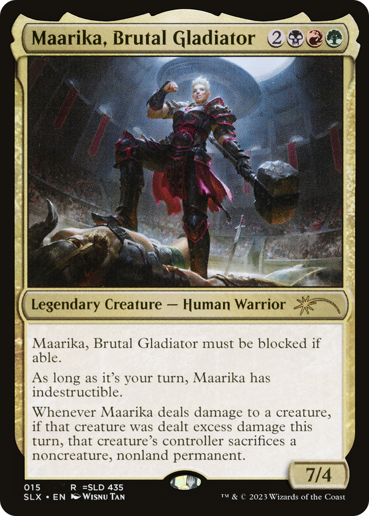 Maarika, Brutal Gladiator [Secret Lair: Universes Within] | Boutique FDB TCG