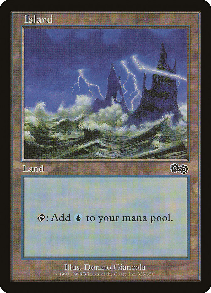 Island (335) [Urza's Saga] | Boutique FDB TCG