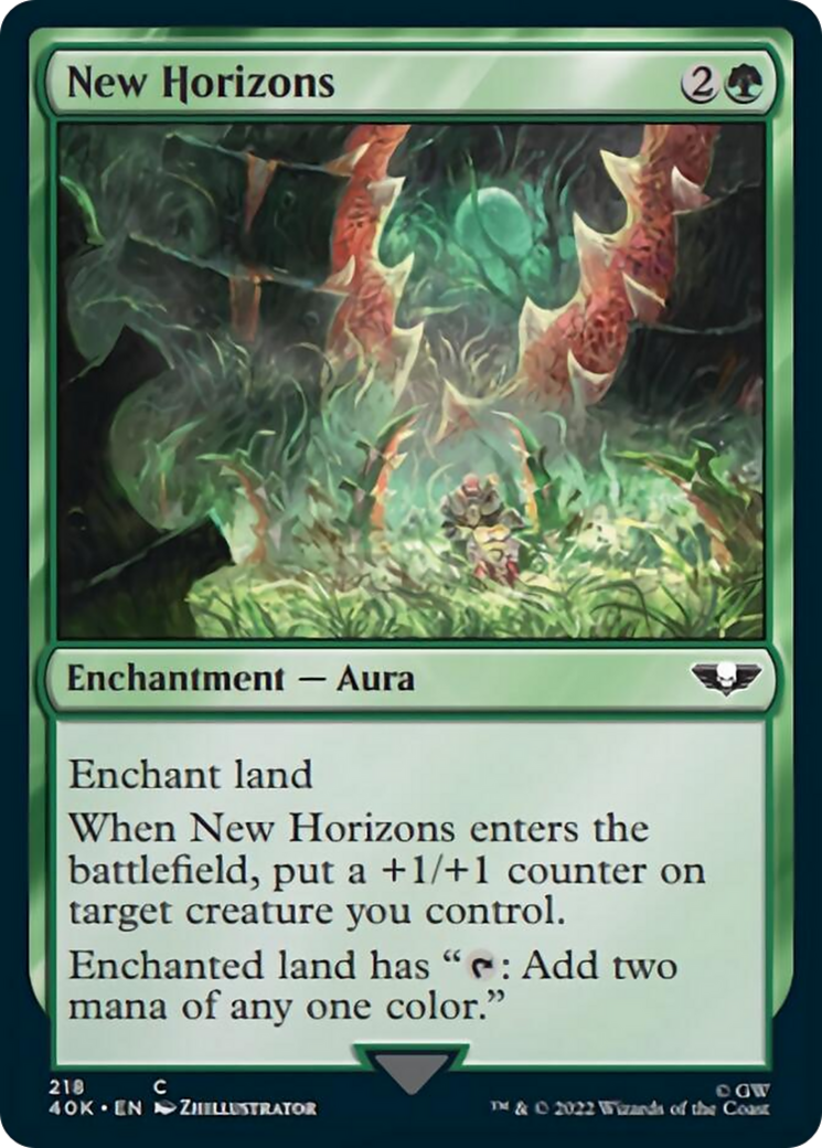 New Horizons (Surge Foil) [Warhammer 40,000] | Boutique FDB TCG