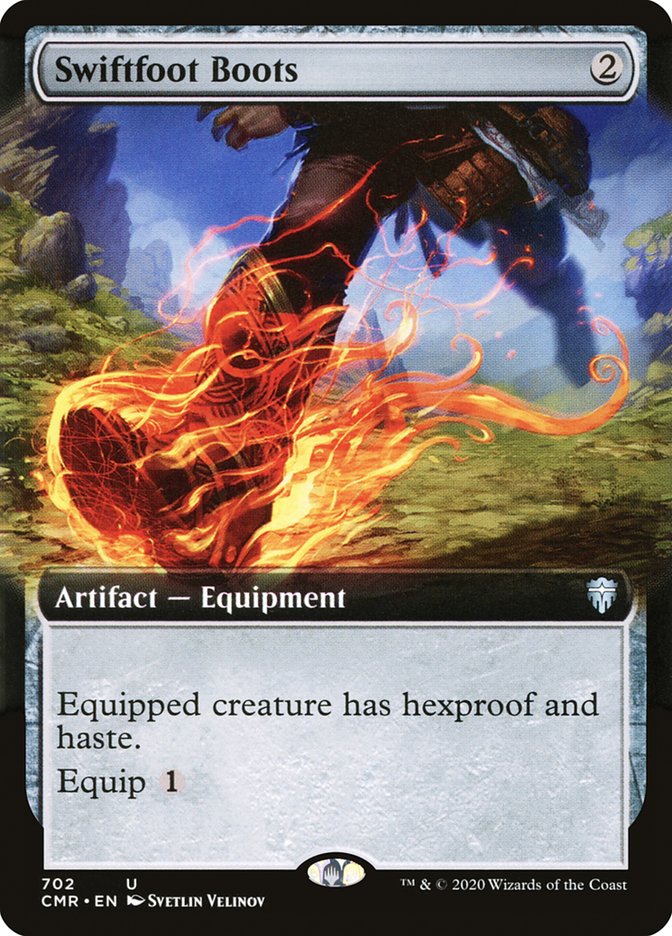 Swiftfoot Boots (Extended Art) [Commander Legends] | Boutique FDB TCG