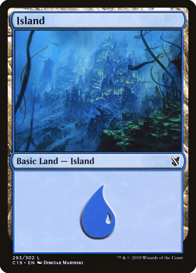 Island (293) [Commander 2019] | Boutique FDB TCG