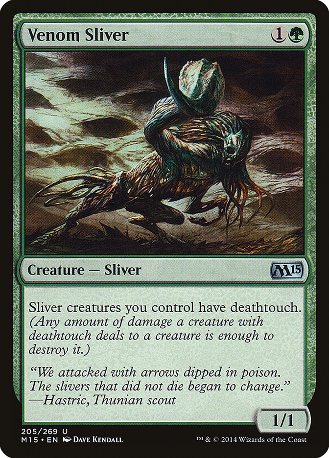 Venom Sliver [Magic 2015] | Boutique FDB TCG