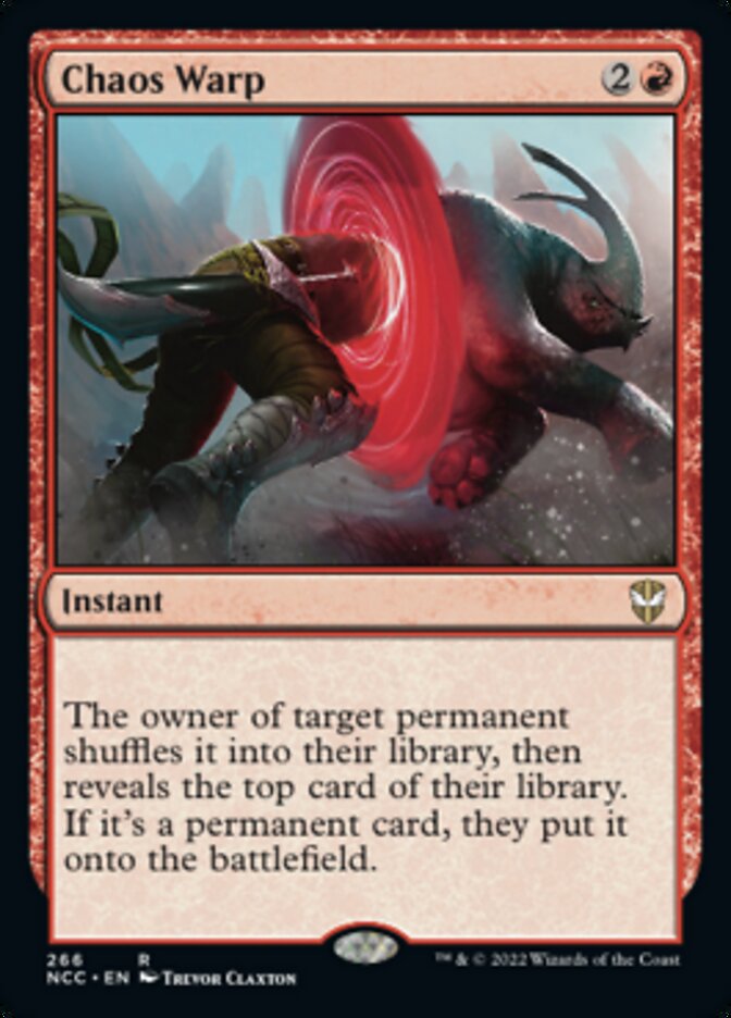 Chaos Warp [Streets of New Capenna Commander] | Boutique FDB TCG