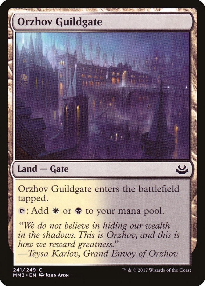 Orzhov Guildgate [Modern Masters 2017] | Boutique FDB TCG