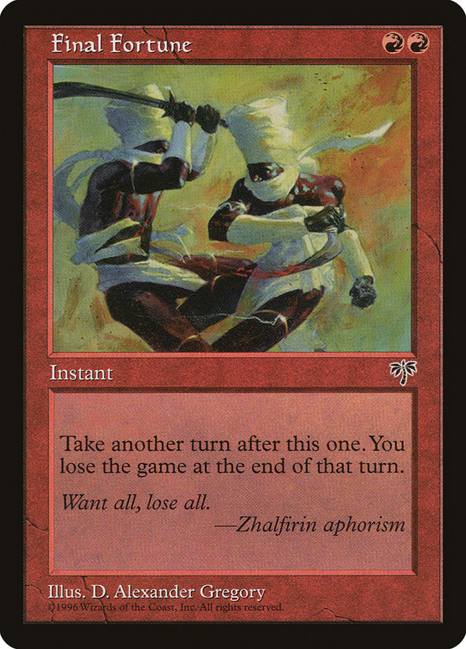 Final Fortune [Mirage] | Boutique FDB TCG