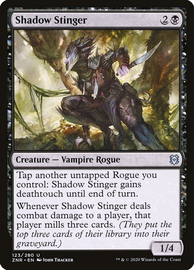 Shadow Stinger [Zendikar Rising] | Boutique FDB TCG