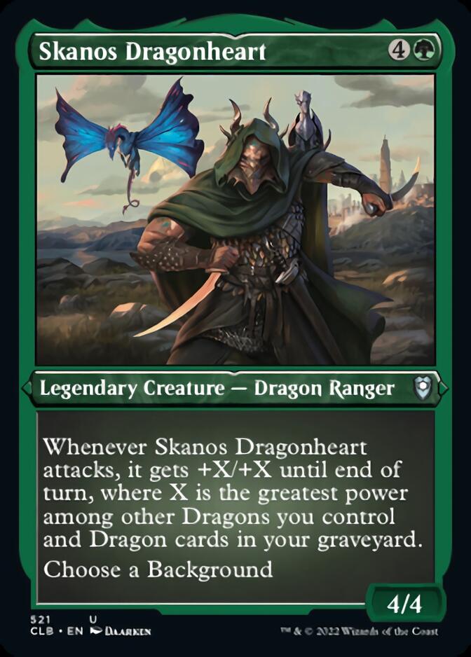 Skanos Dragonheart (Foil Etched) [Commander Legends: Battle for Baldur's Gate] | Boutique FDB TCG