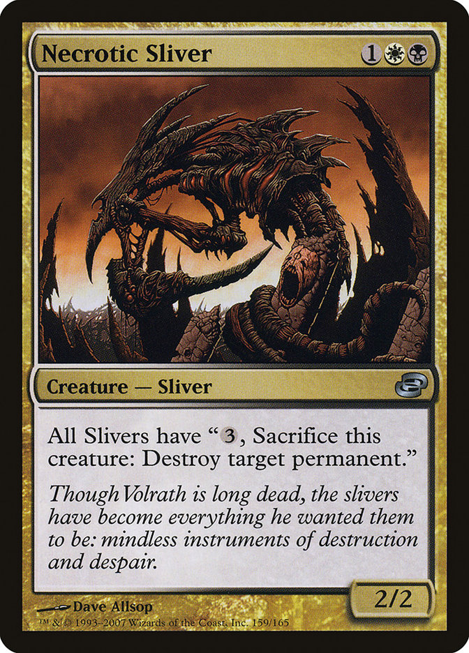 Necrotic Sliver [Planar Chaos] | Boutique FDB TCG